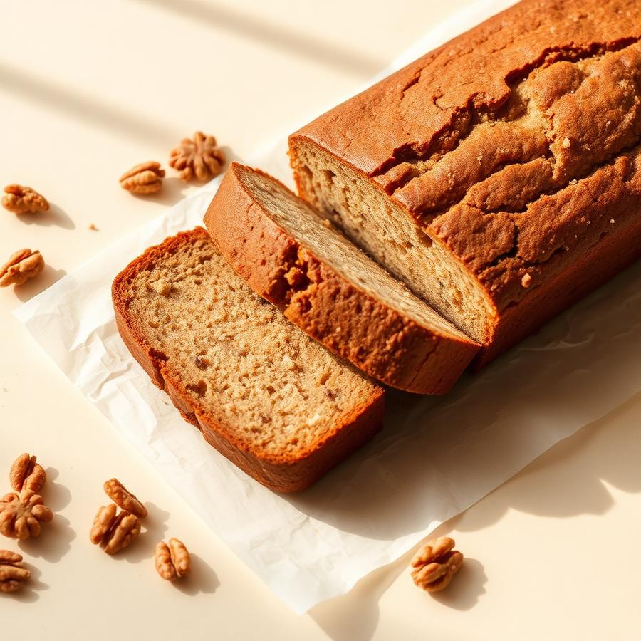 Pan de banana sin gluten